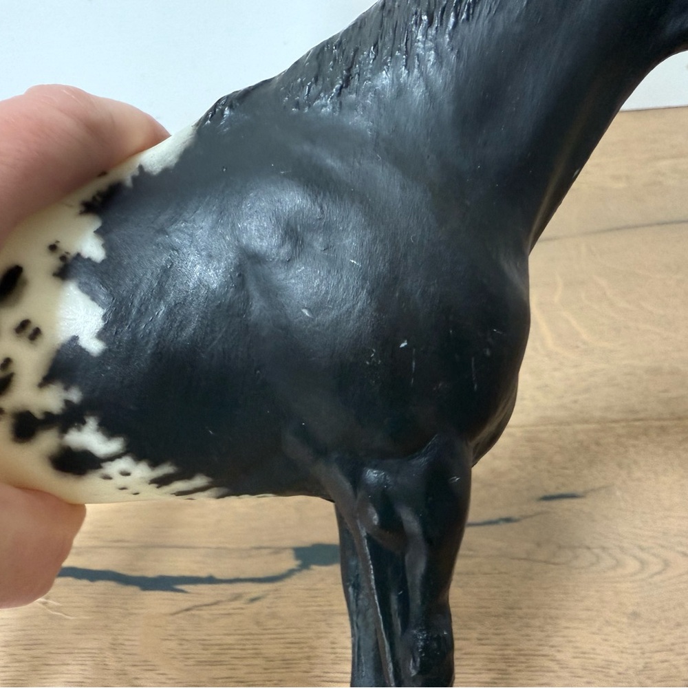 Breyer Vtg Traditional Series Black Blanket Appaloosa Stallion Stud Spider #66. - Picture 5 of 9